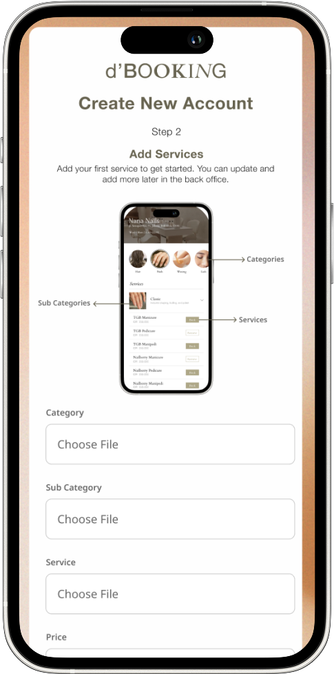 Masukkan Layanan Anda